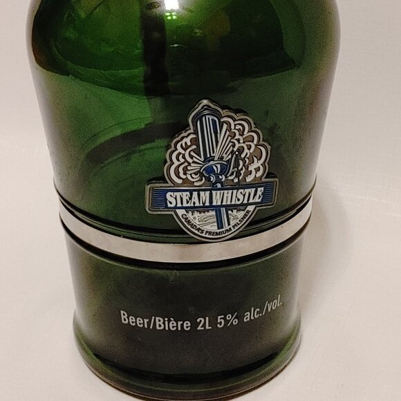 Steam Whistle 2L Glass Growler EMPTY 13" tall - Picture 2 of 8